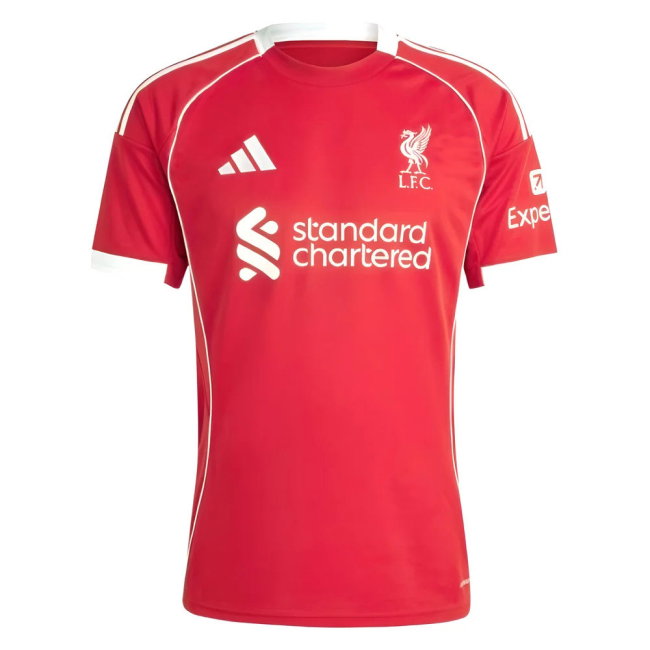 2025-2026 Liverpool Home Shirt (Kerkez 6)-SoccerKits Hub | Buy Soccer Jerseys Online